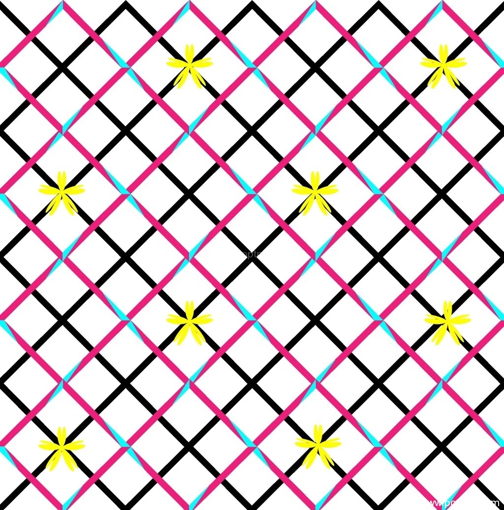 条纹格子数码印花