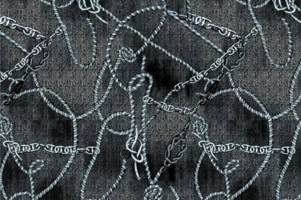 锁链纹理数码印花图片