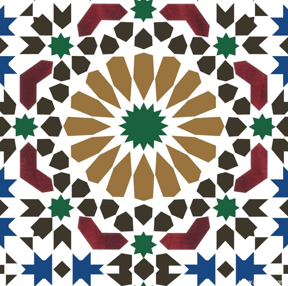 数码印花对称图案四方连续可拼接回位纹理图