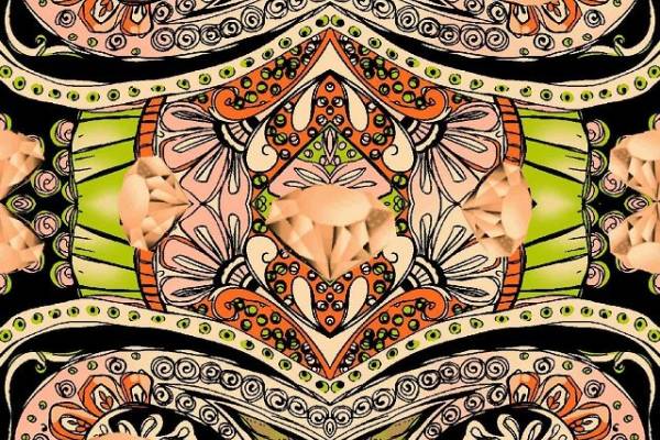 民族风设计数码印花花型