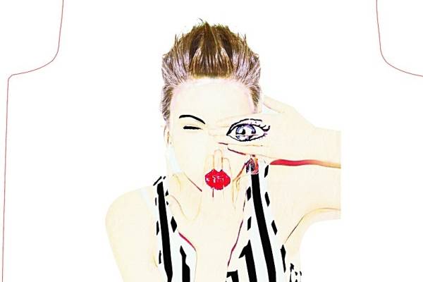 人像裁片数码印花热转印印图片