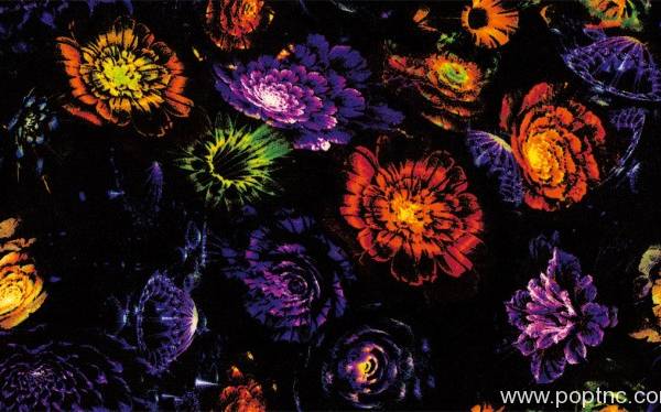 数码印花牡丹花可拼接回位纹理图服装纺织面料数码印花花型素材