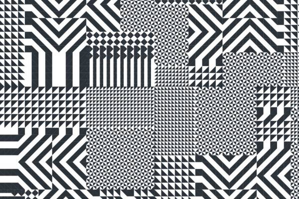 几何马赛克拼接印花图片矢量图服装纺织面料数码印花花型素材