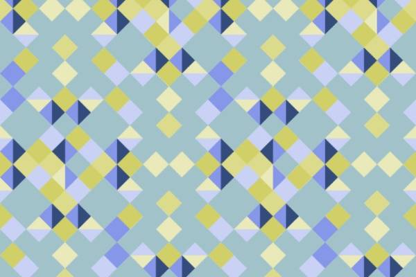 方块菱形几何图案服装印花面料数码印花