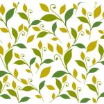 数码印花树叶花型矢量图