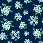 小碎花矢量图植物花卉数码印花图形