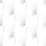 蒲公英植物花型矢量图