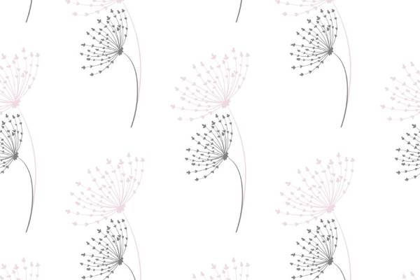 蒲公英植物花型矢量图