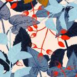 植物叶子矢量图热转印花型文件