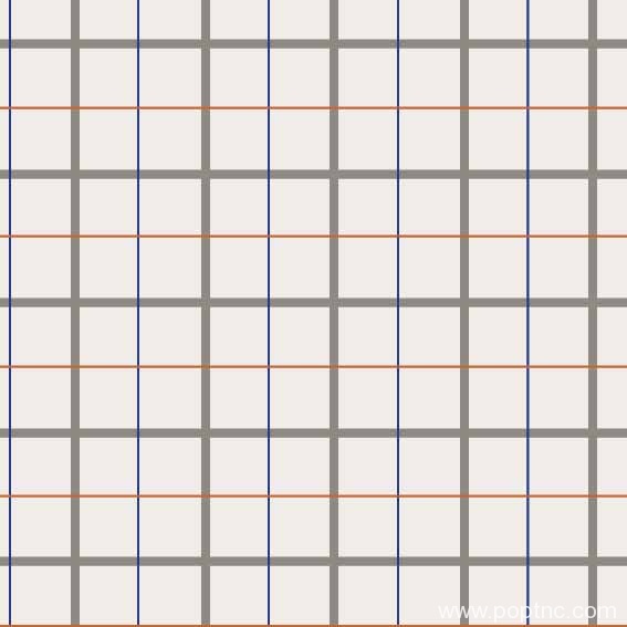 灰条格子数码花型