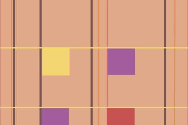 数码印花格子花型