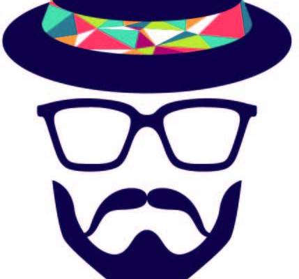 男人头像英文字母源文件矢量图