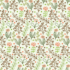 小清新碎花数码印花花型