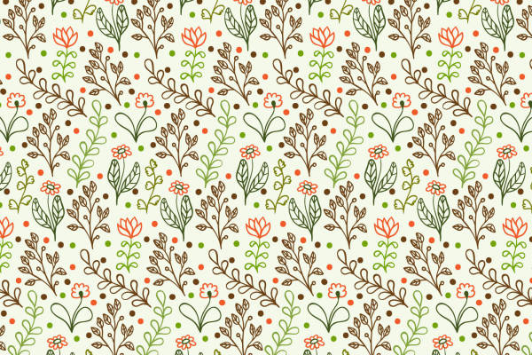 小清新碎花数码印花花型