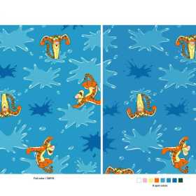 跳跳虎矢量图儿童服装数码印花源文件