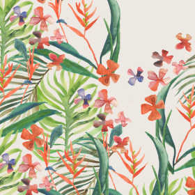 手绘风植物花卉矢量图案