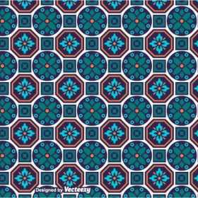 几何拼接图案矢量图