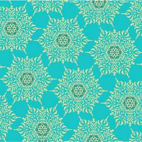 几何拼接湖绿色底数码印花矢量图