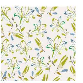 喇叭花碎花拼接数码印花矢量图