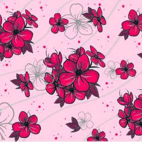 大红花矢量图数码印花图案源文件