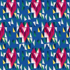 几何图形拼接马赛克图形矢量图