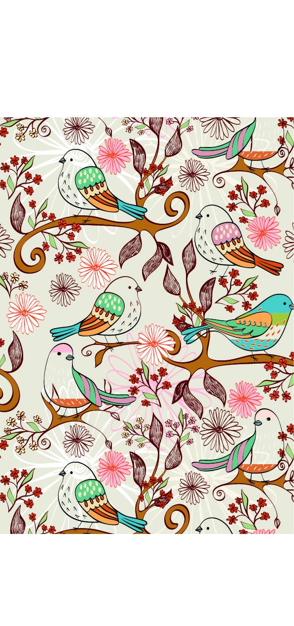 花鸟图儿童服饰数码印花