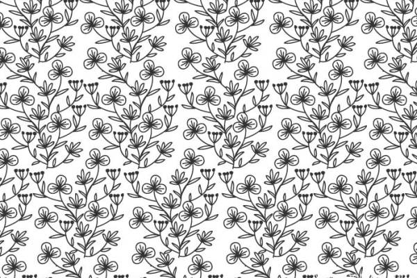 密集小碎花拼接矢量图