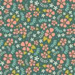 密集花朵拼接矢量图