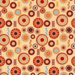 多彩几何圆点拼接矢量图服装纺织面料数码印花花型素材