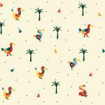 卡通渡渡鸟矢量图