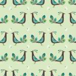 卡通孔雀矢量图