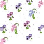 君子兰花朵拼接矢量图