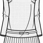 连衣裙短裙矢量图服装设计源文件