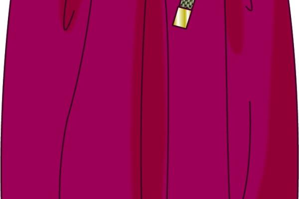 女士短裙中长款女装裙子设计矢量图