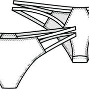 女士内裤设计手稿源文件