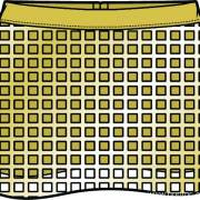 女士短裙格子裙设计矢量图