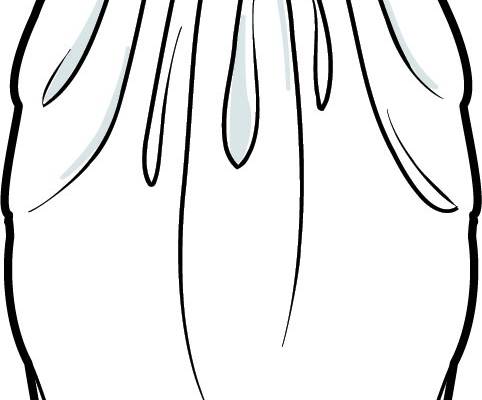 女士短裙贴身裙子设计矢量图