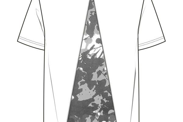 男装设计稿矢量图