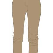 服装长裤设计矢量图源文件