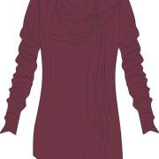 毛衣设计矢量图服装设计手稿