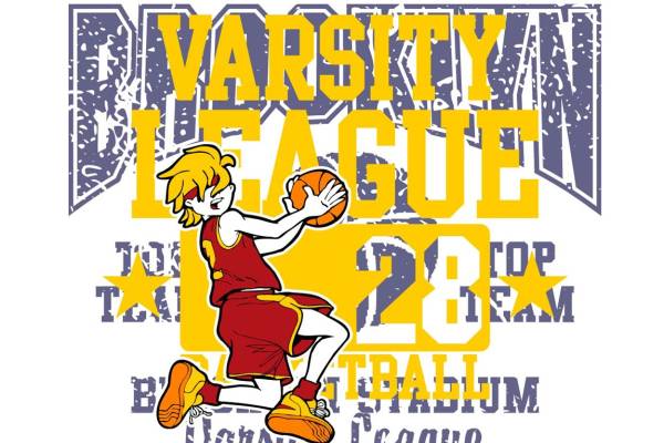 男孩篮球字母印花矢量图 卡通人物 童装印花 男童装印花 免费素材