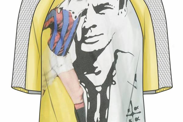 男装T恤设计矢量图