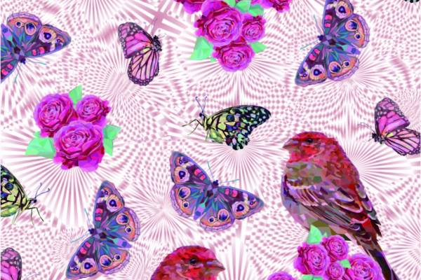 动物图案 蝴蝶 植物花卉 花鸟图案