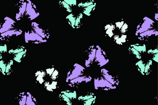 植物花卉矢量图花卉图案数码印花源文件