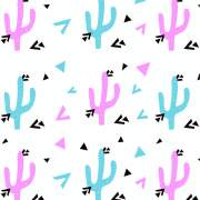 几何图形 无规则图形 植物花卉 仙人掌