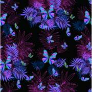 动物图案 蝴蝶 植物花卉 叶子