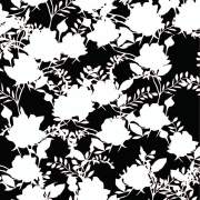 黑白数码印花矢量图