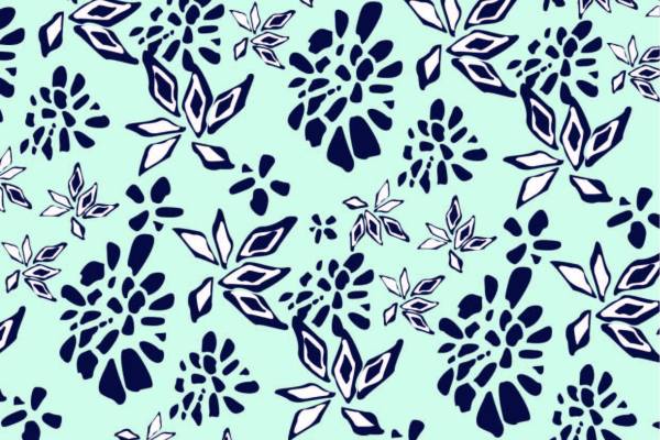 几何数码印花矢量图