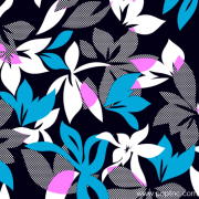 几何花朵纺织面料矢量图金昌分色稿源文件