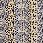 新款几何豹纹拼接纺织面料水印数码印花矢量图金昌分色稿